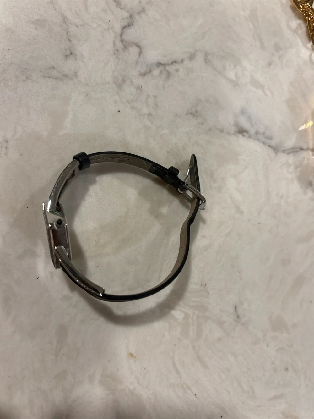 Edwin Pearl Silver and Black Women's Watch